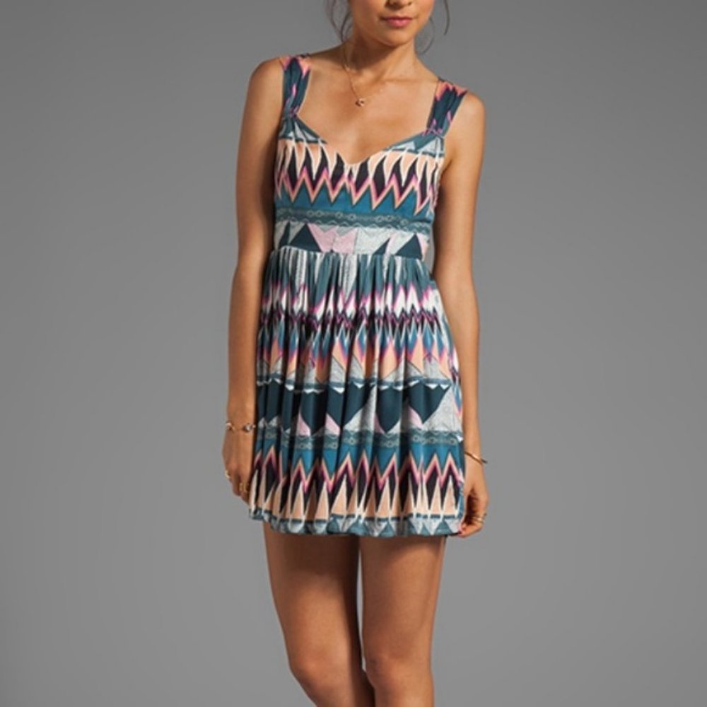 Minkpink Desert Fox Mini Dress in Multi Color